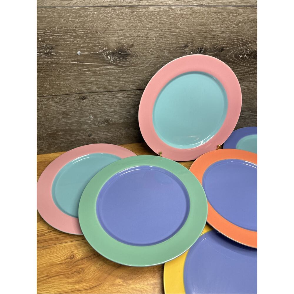 Vintage Lindt Stymeist Colorways 11” Dinner Plate original Japan ~Set Of 6 - Picture 2 of 9